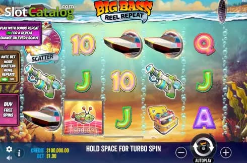 Big Bass Reel Repeat slot screenshot, Pragmatic Play