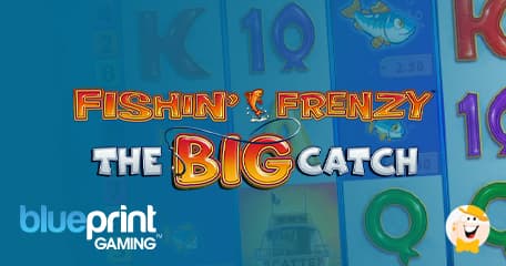 Fishin' Frenzy slot screenshot, Blueprint Gaming