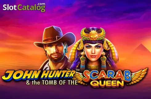John Hunter and the Tomb of the Scarab Queen slot screenshot, Pragmatic Play