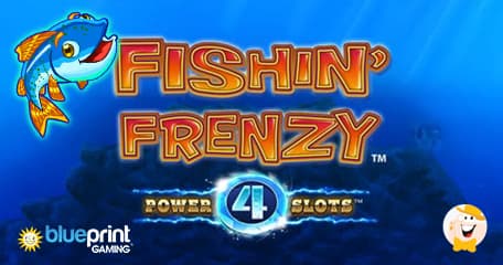 Fishin' Frenzy Power 4 Slots slot screenshot, Blueprint Gaming